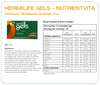 Herbalife Gels - NutrientVita Kids Tutti Frutti 30 chewable gels